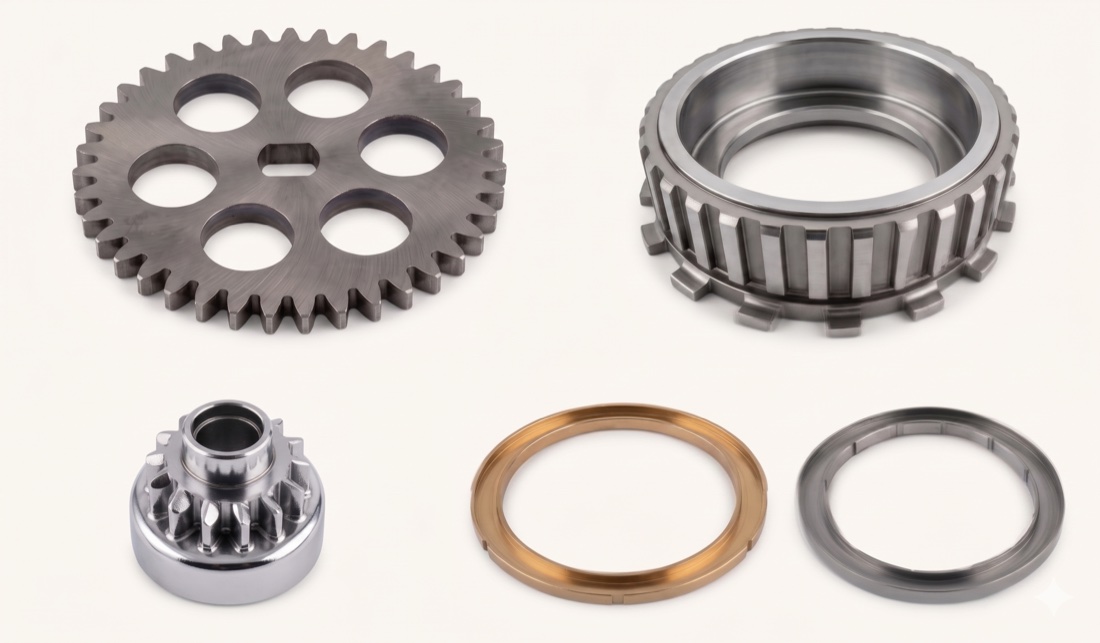 Automotive parts manufactured by CVM Precision Products.