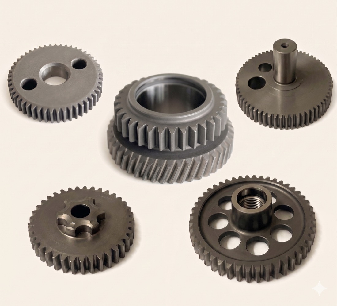 Power tool gears manufactured by CVM Precision Products.